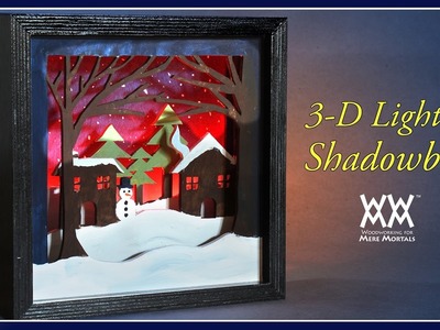 Lighted 3-D Scroll Saw Shadowbox | WWMM ART & DESIGN