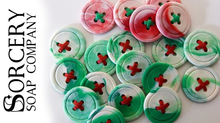 Make Holiday Soap Buttons by Sorcery Soap™