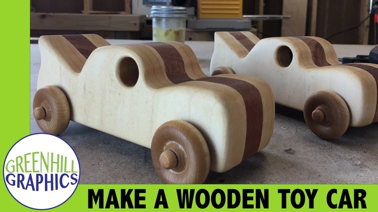 Making a Wood Toy Car for Kids