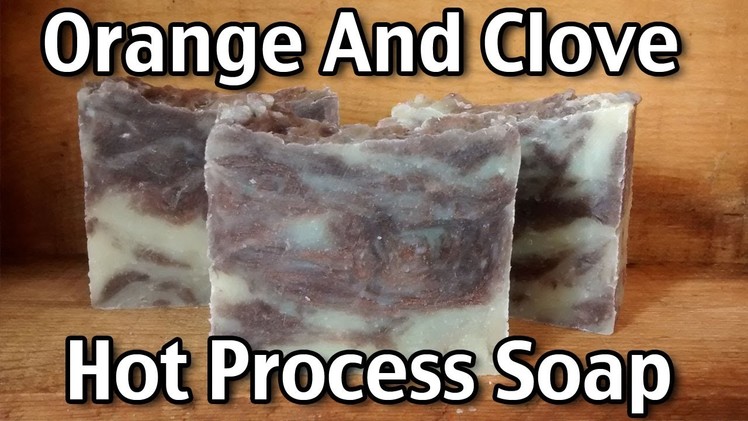 Making Orange And Clove Hot Process Soap
