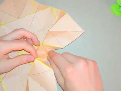 Origami Tutorial - How To Fold A Hydrangea Pt. 2 (Shuzo Fujimoto)