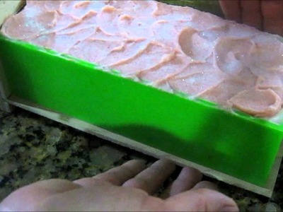 Silicone Soap Mold ~ review ~ and making a Mediterranean Sunshine salt bar soap for me. 