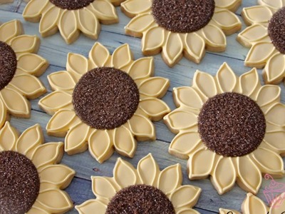Sunflower Cookies by Emma's Sweets