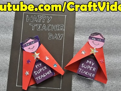 Teachers Day Card Ideas for Kids | Chocolate Wrapping Ideas | Easy Teachers Day Cards