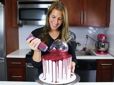 The "One Glass Too Many" Red Wine Cake I CHELSWEETS