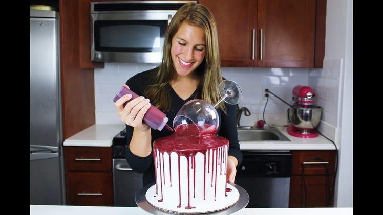 The "One Glass Too Many" Red Wine Cake I CHELSWEETS