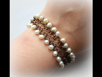 The simplest wire bracelet.Best for beginners!Special for my 500 followers:)