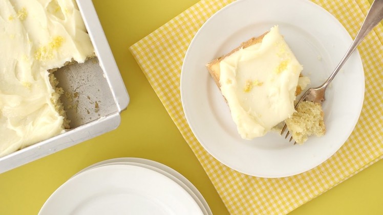 Vanilla Sheet Cake - Everyday Food with Sarah Carey