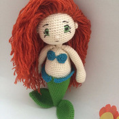 Crochet Pattern Ariel Mermaid Amigurumi Pdf