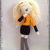 Crochet Pattern Blonde Girl Amigurumi Pdf