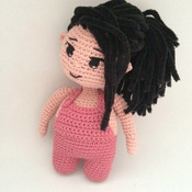 Crochet Pattern Cute Chubby Girl Amigurumi Pdf