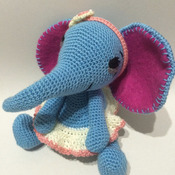 Crochet Pattern Elephant Bluelli Amigurumi Pdf