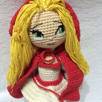 Crochet Pattern Red Riding Hood Girl Amigurumi Pdf