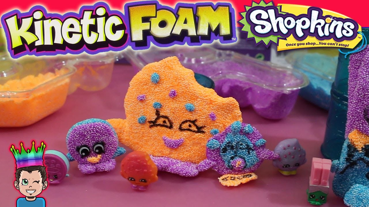 Custom Kinetic Foam Shopkins - Kooky Cookie & Cream E Cookie - Fun DIY Crafts Project