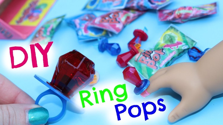 DIY American Girl Doll Ring Pops