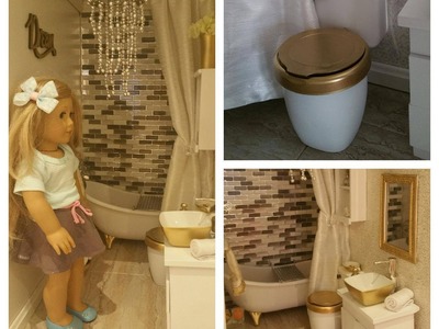 DIY American Girl Doll Toilet