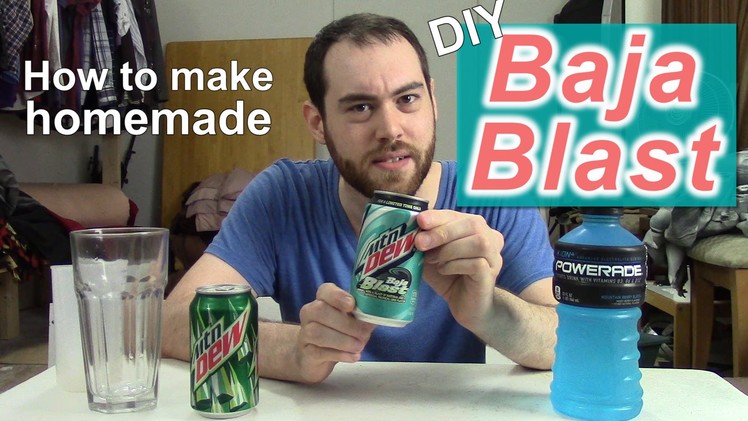 DIY Baja Blast Mountain Dew Flavor