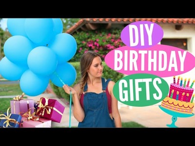 DIY Birthday Gift Ideas! Easy Presents for Friends & Family!