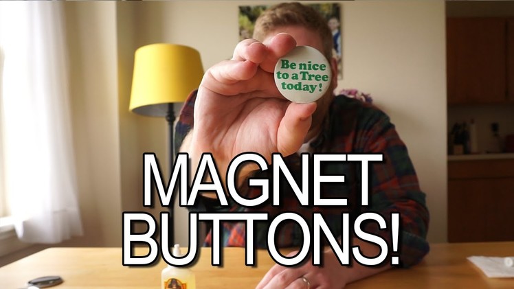 DIY Button Magnets Tutorial
