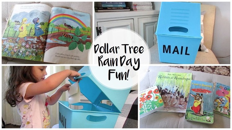 DIY DOLLAR TREE MAIL BOX | Rain Day Fun