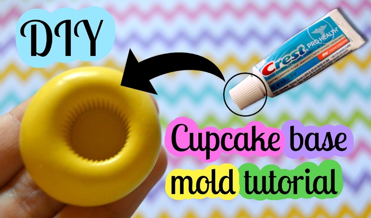 DIY Easy cupcake base mold tutorial