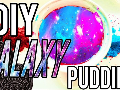 DIY Galaxy Oreo Pudding!! Taste Test!