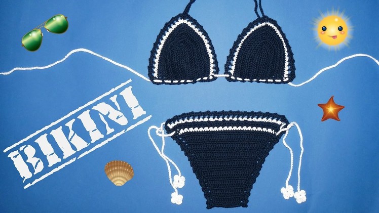 DIY How to Crochet a Bikini (Kako heklati bikini)