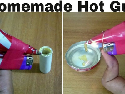 DIY How To Make Hot Glue Gun at Home | CRAZY DUDE
