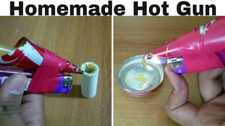 DIY How To Make Hot Glue Gun at Home | CRAZY DUDE