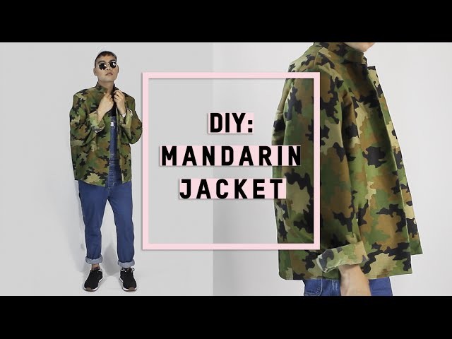 DIY: Mandarin Collar Jacket!