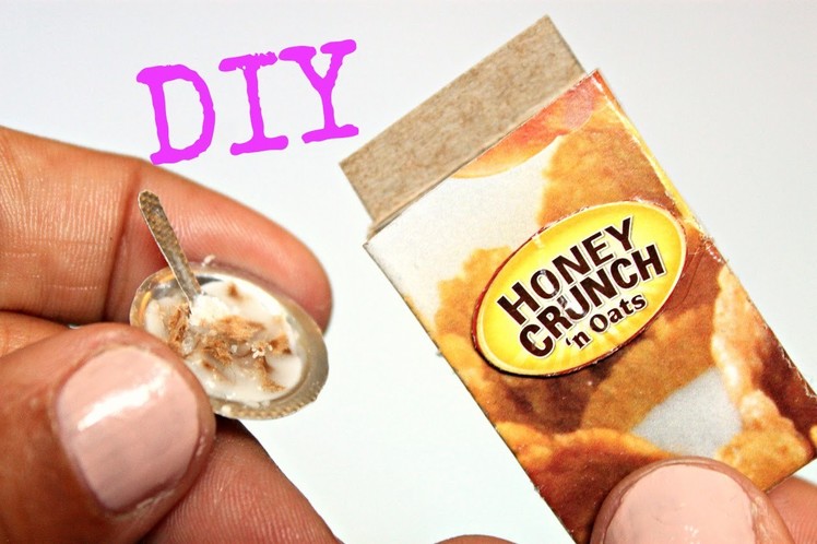 DIY Miniature Cereal | Dollhouse DIY