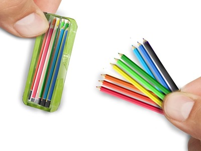 DIY Miniature Colored Pencils