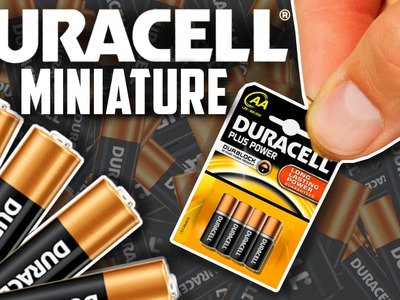 DIY Miniature DURACELL Batteries