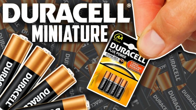 DIY Miniature DURACELL Batteries
