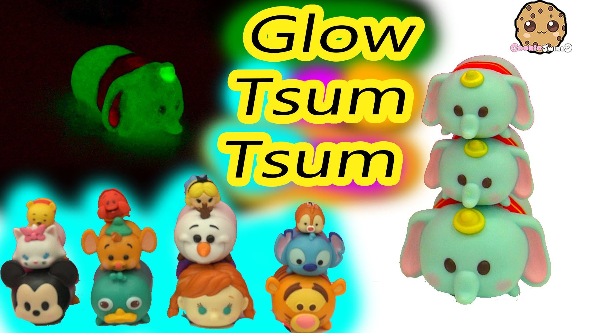 Diy Nail Polish Painting Craft Glow In The Dark Disney Tsum Tsum Do It Yourself Video