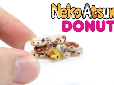 DIY Neko Atsume Donuts Miniature Clay Tutorial