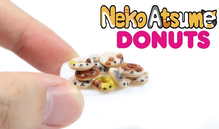 DIY Neko Atsume Donuts Miniature Clay Tutorial