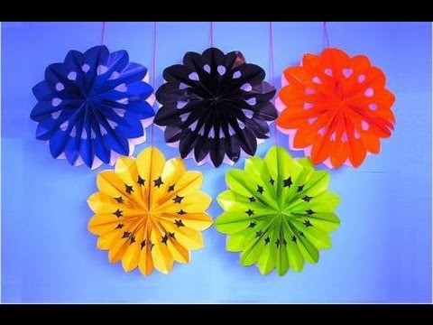 DIY Party Decorations | Easy Crafts for Kids | 3D Paper Flowers,Stars,Snowflakes | Paper Bag Crafts