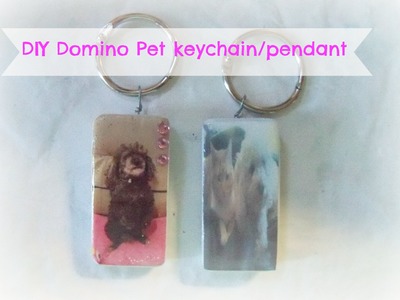 DIY Pet Dimino keychains. How to make easy dimino pendants. tutorial
