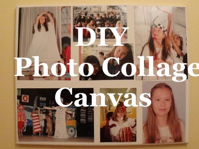 DIY Photo Collage Canvas