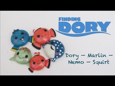 DIY Polymer Clay Finding Nemo Charms