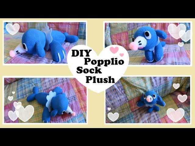 ❤ DIY Popplio Sock Plush! How to make your own adorable Pokemon sock plush! ❤