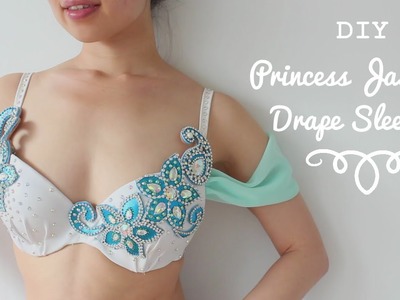 DIY Princess Jasmine Sleeves - Romantic drape sleeves for dance costumes!