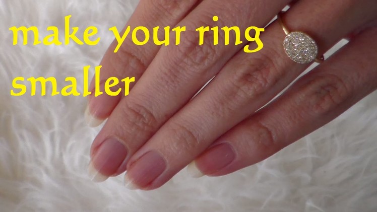 DIY Resize Ring smaller - How To Make a Ring Smaller - Lifehack resize a Ring