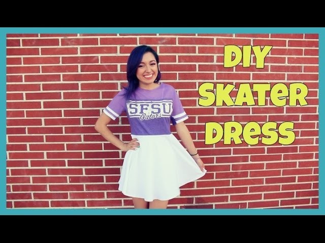 DIY Skater Dress T Shirt Transformation | Crafty Amy