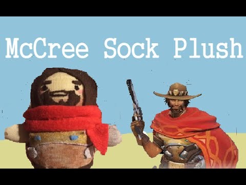 DIY Sock Plush Tutorial- McCree Overwatch