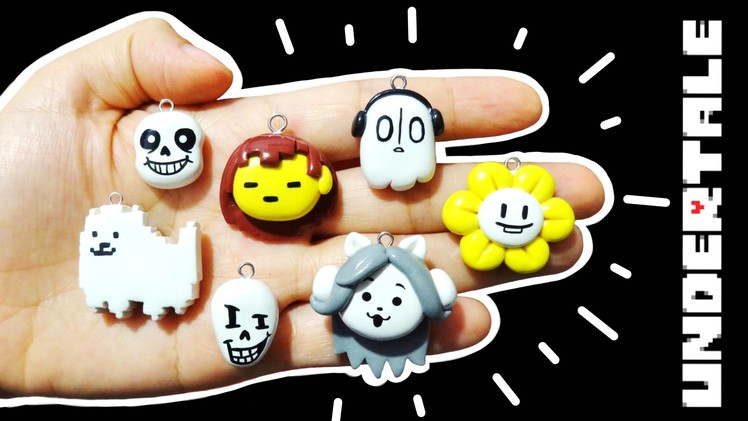 DIY Undertale Sans, Papyrus, Temmie, Annoying Dog, Napstablook & MORE! Polymer Clay Tutorial