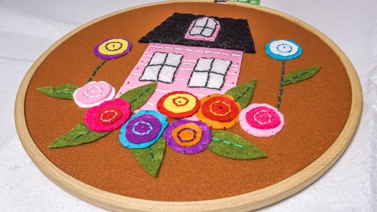 DIY Wall Hanging for Kids Room | Embroidery Hoop Art | HandiWorks #66