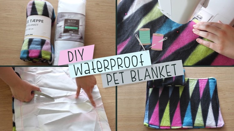 DIY Waterproof Pet Blanket & Cushion