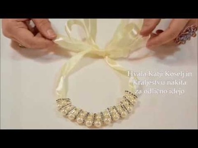 DIY wedding necklace